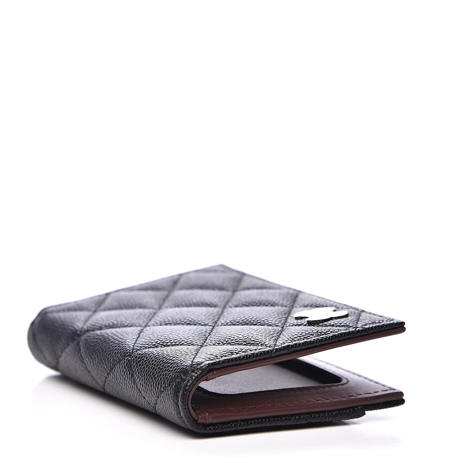 Chanel Caviar Quilted Card Holder Wallet Black 4 of 9
