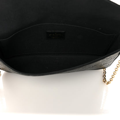 Louis Vuitton Empreinte Pochette Felicie Chain Wallet Black 6 of 7