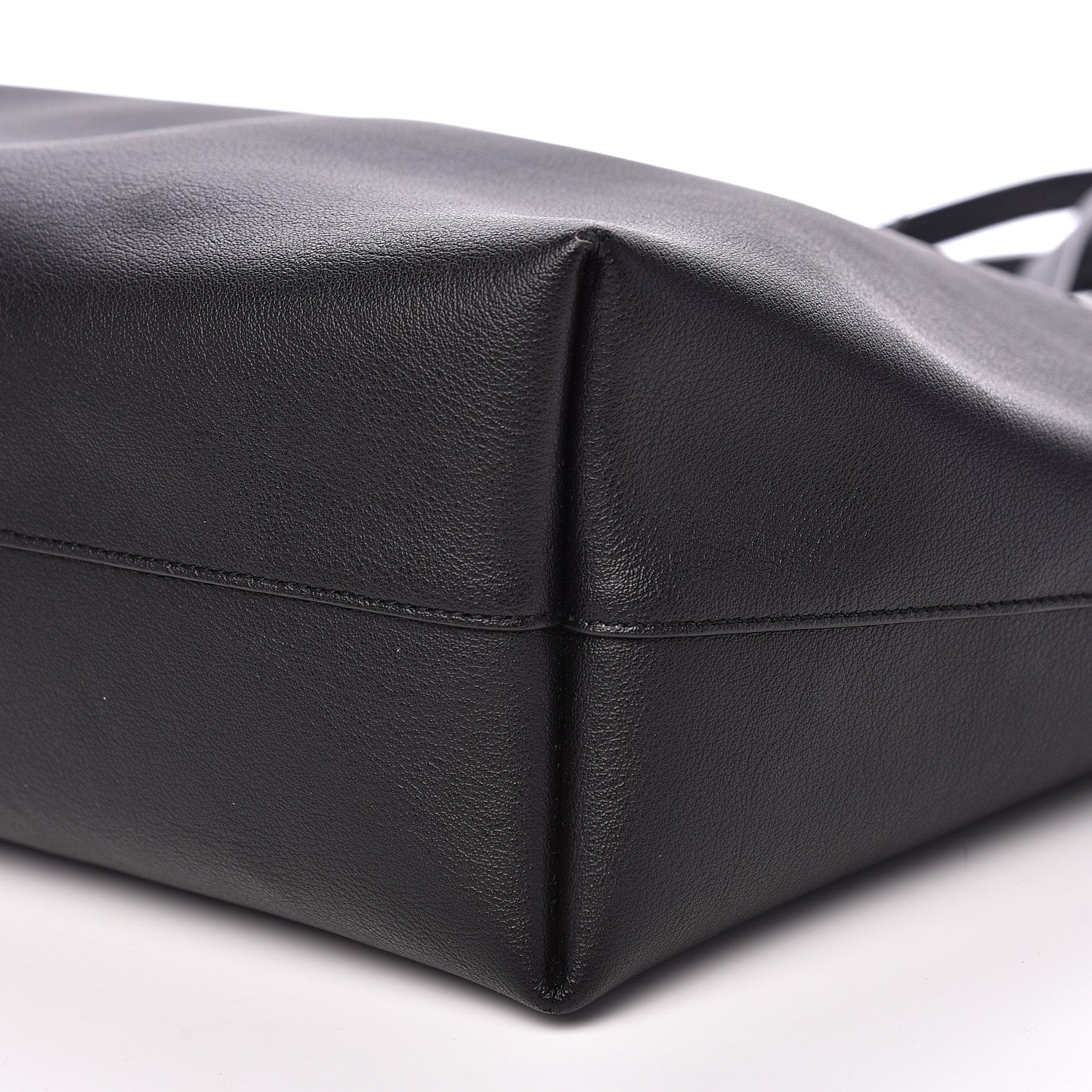 Saint Laurent Calfskin Large Shopping Tote Black 9 of 14