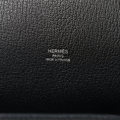 Hermes Taurillon Clemence Jypsiere 28 Black 6 of 9