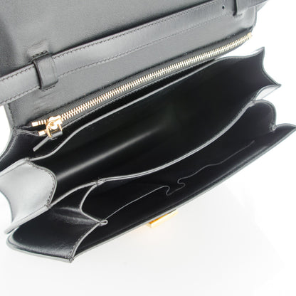 Celine Box Calfskin Medium Classic Box Flap Bag Black 5 of 7