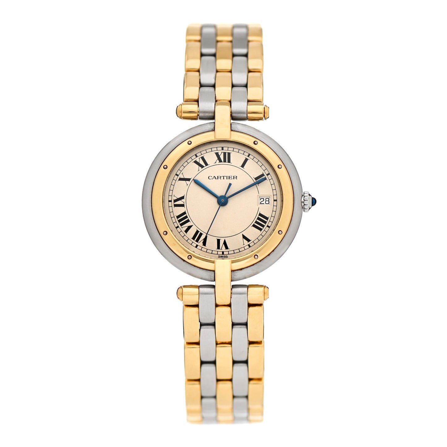 Stainless Steel 18K Yellow Gold 29mm Panthere Vendome Quartz Watch