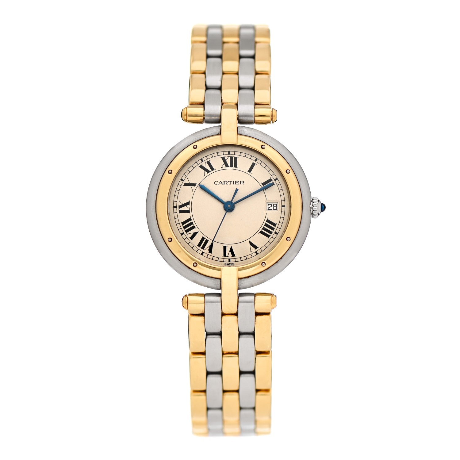 Cartier Stainless Steel 18K Yellow Gold 29mm Panthere Vendome Quartz Watch 1 of 5