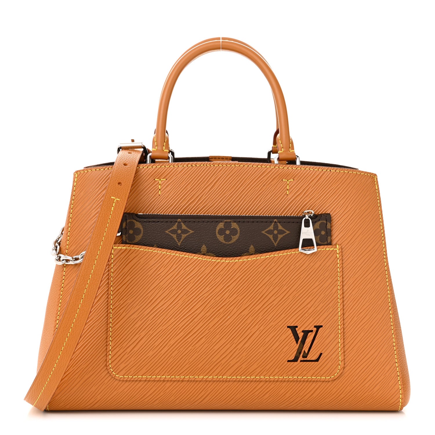 Louis Vuitton Epi Marelle Tote MM Gold Honey 1 of 9