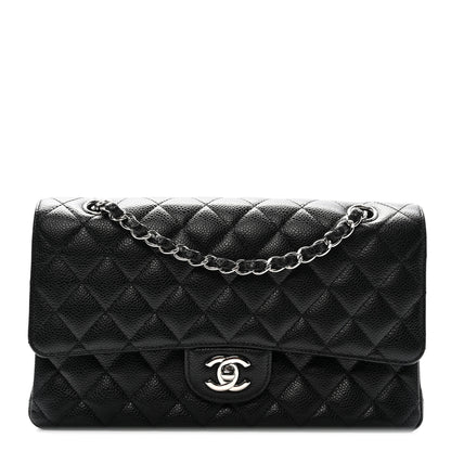 Chanel Caviar Quilted Medium Double Flap Black 1 of 11