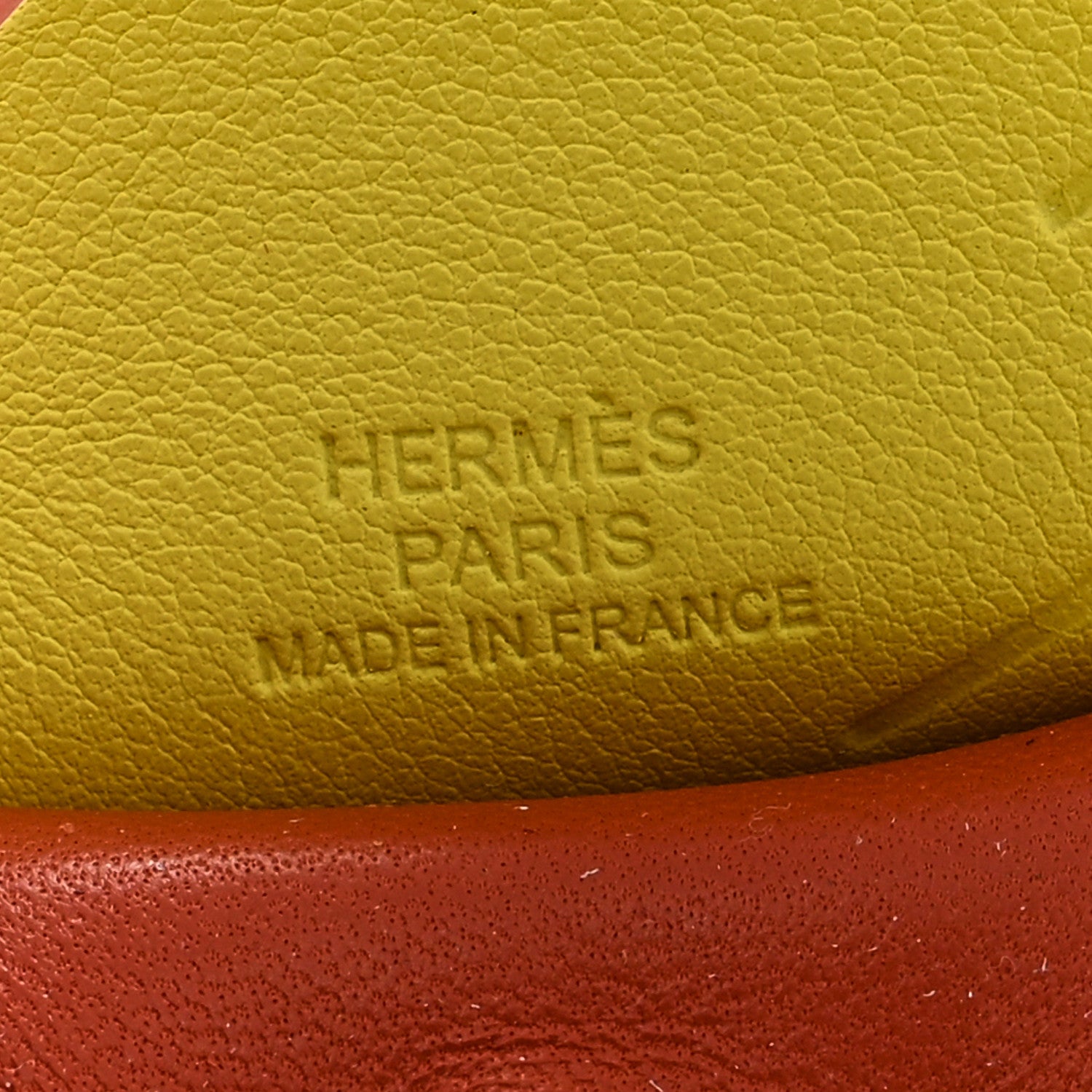 Hermes Milo Lambskin Grigri Rodeo Pegase Horse Bag Charm MM Cornaline 3 of 3