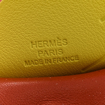 Hermes Milo Lambskin Grigri Rodeo Pegase Horse Bag Charm MM Cornaline 3 of 3