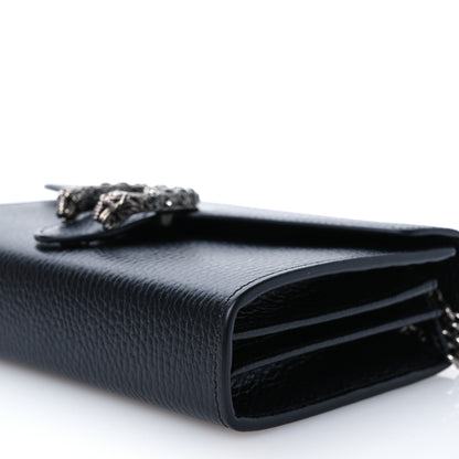 Gucci Calfskin Mini Dionysus Chain Wallet Black 11 of 12