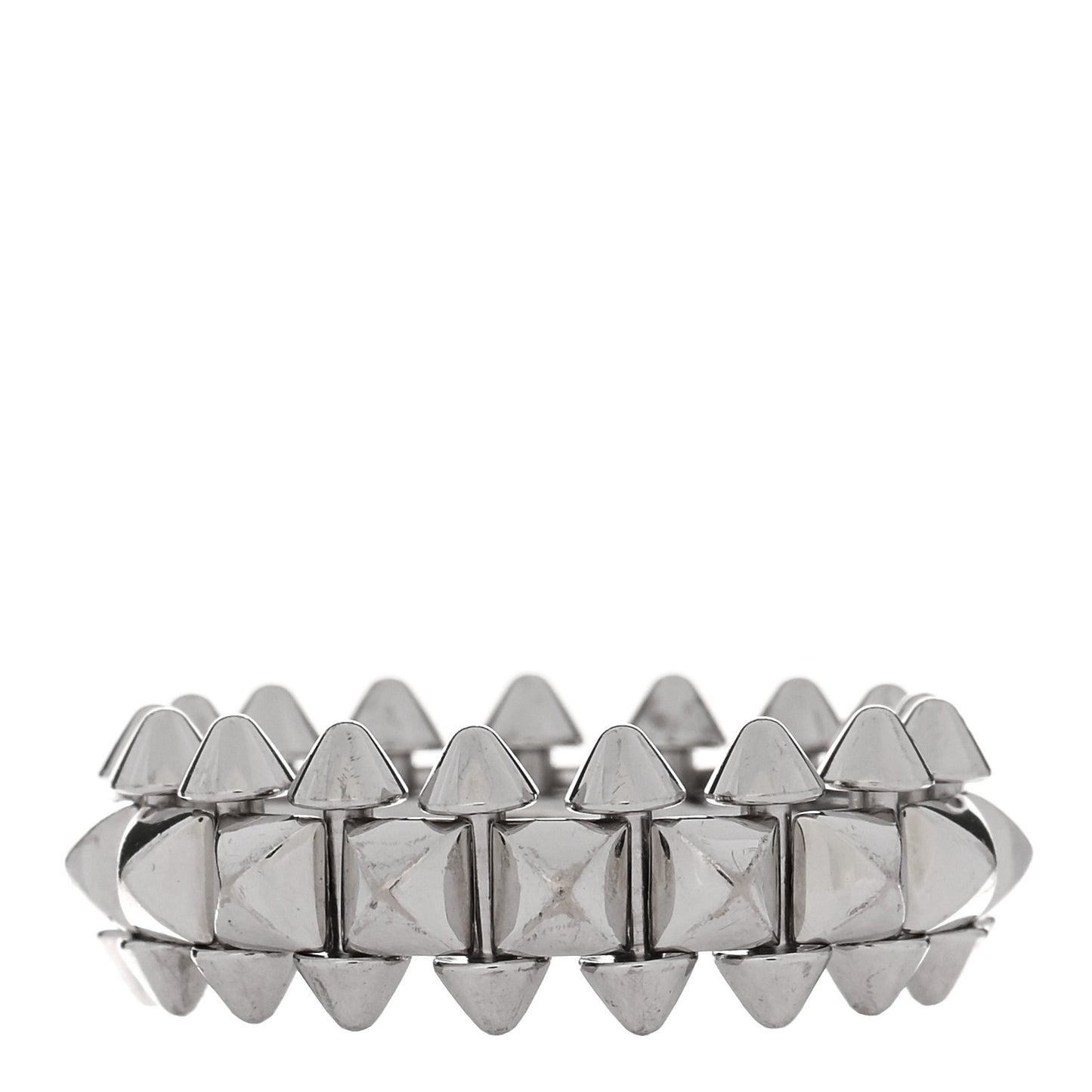 18K White Gold MM Clash De Cartier Ring 53 6.25