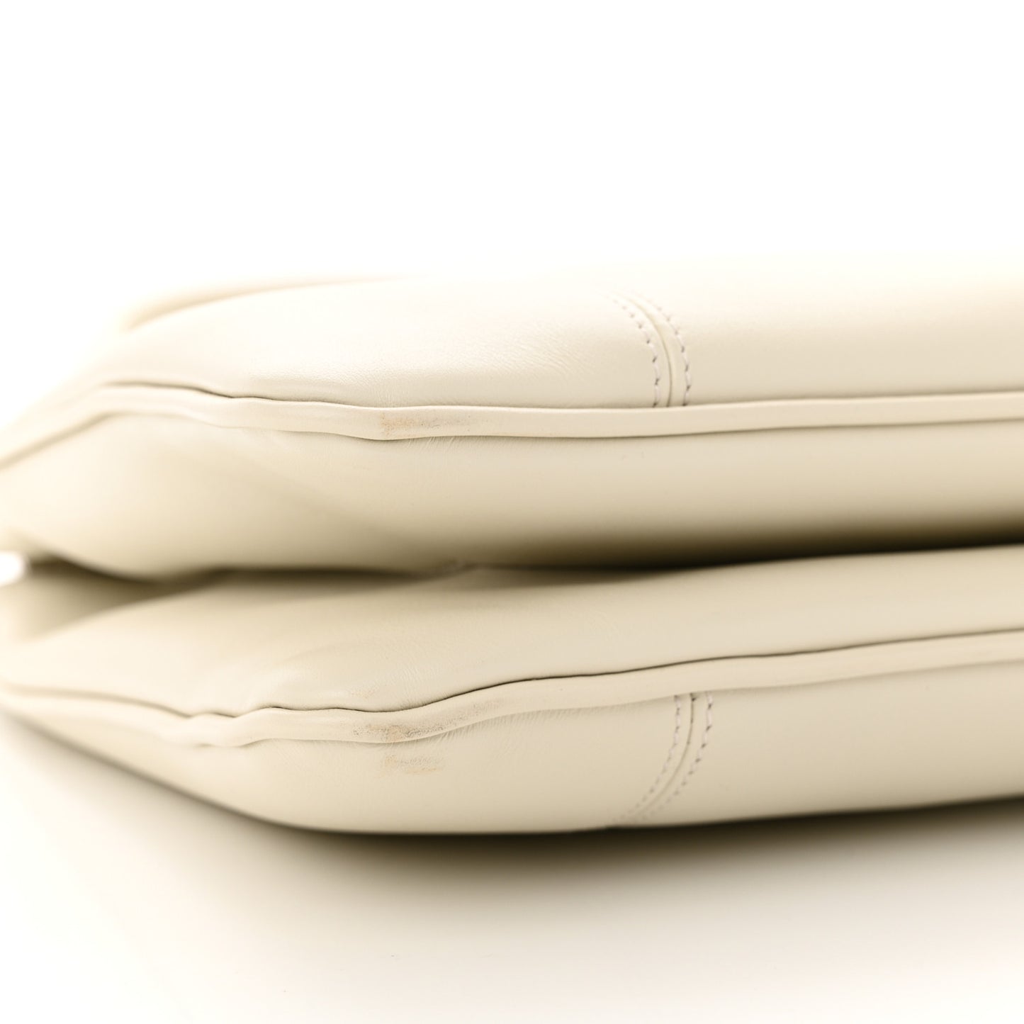 Senna Calfskin Petite GG Small Tote Mystic White