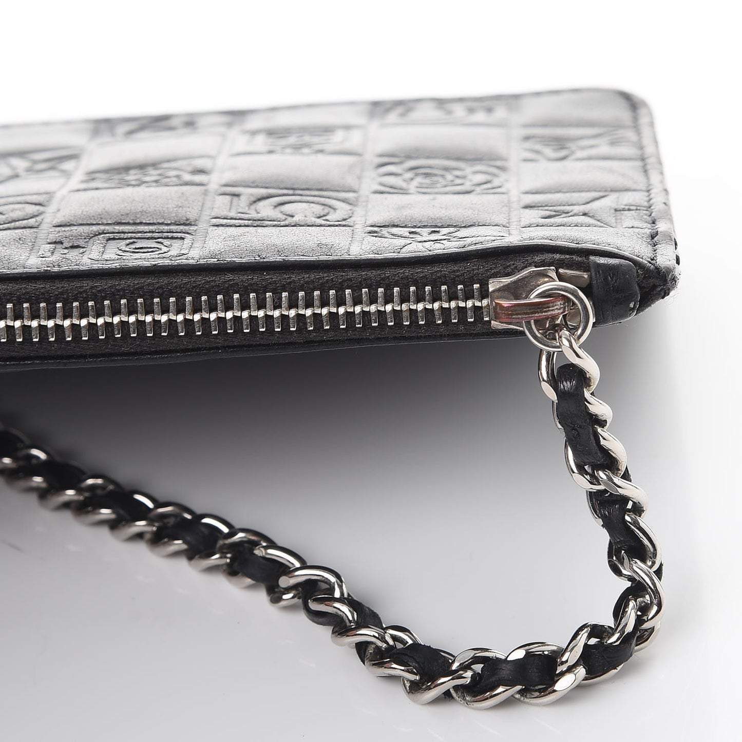 Lambskin Precious Symbols Pochette Black