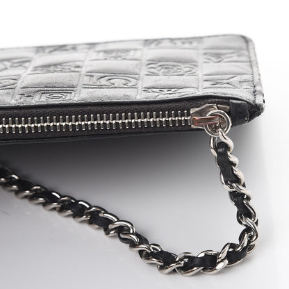 Chanel Lambskin Precious Symbols Pochette Black 9 of 9