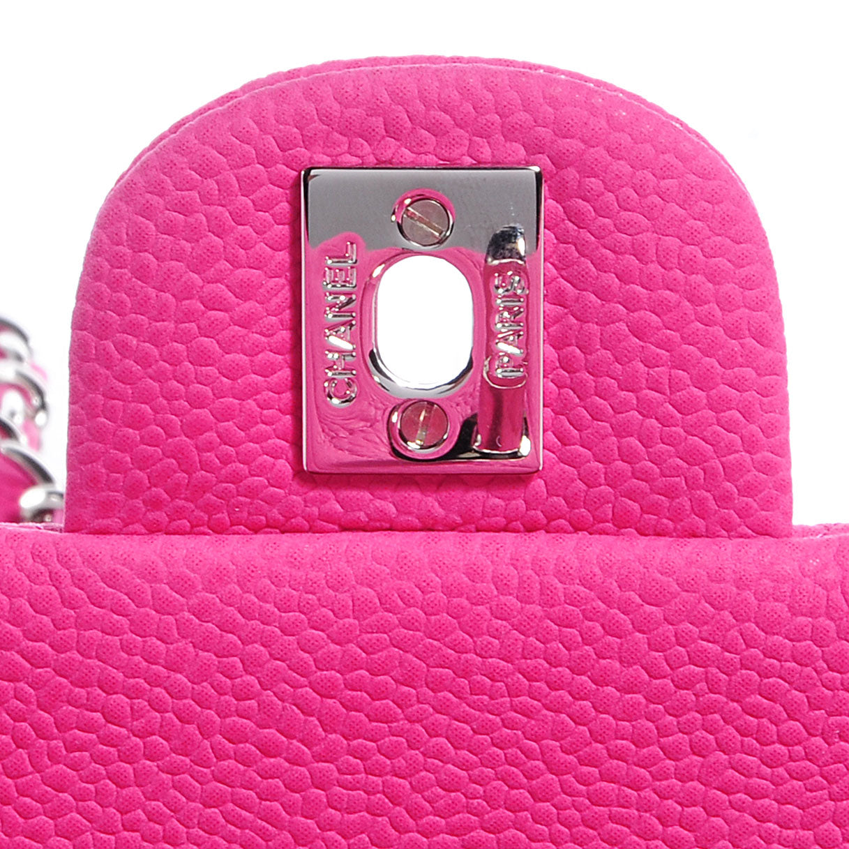 Chanel Iridescent Caviar Quilted Mini Flap Pink 7 of 10