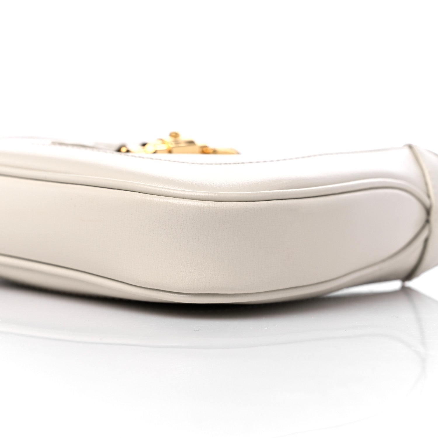 Gucci Boarded Dyana Lux Calfskin Mini Jackie 1961 Hobo Mystic White 8 of 9