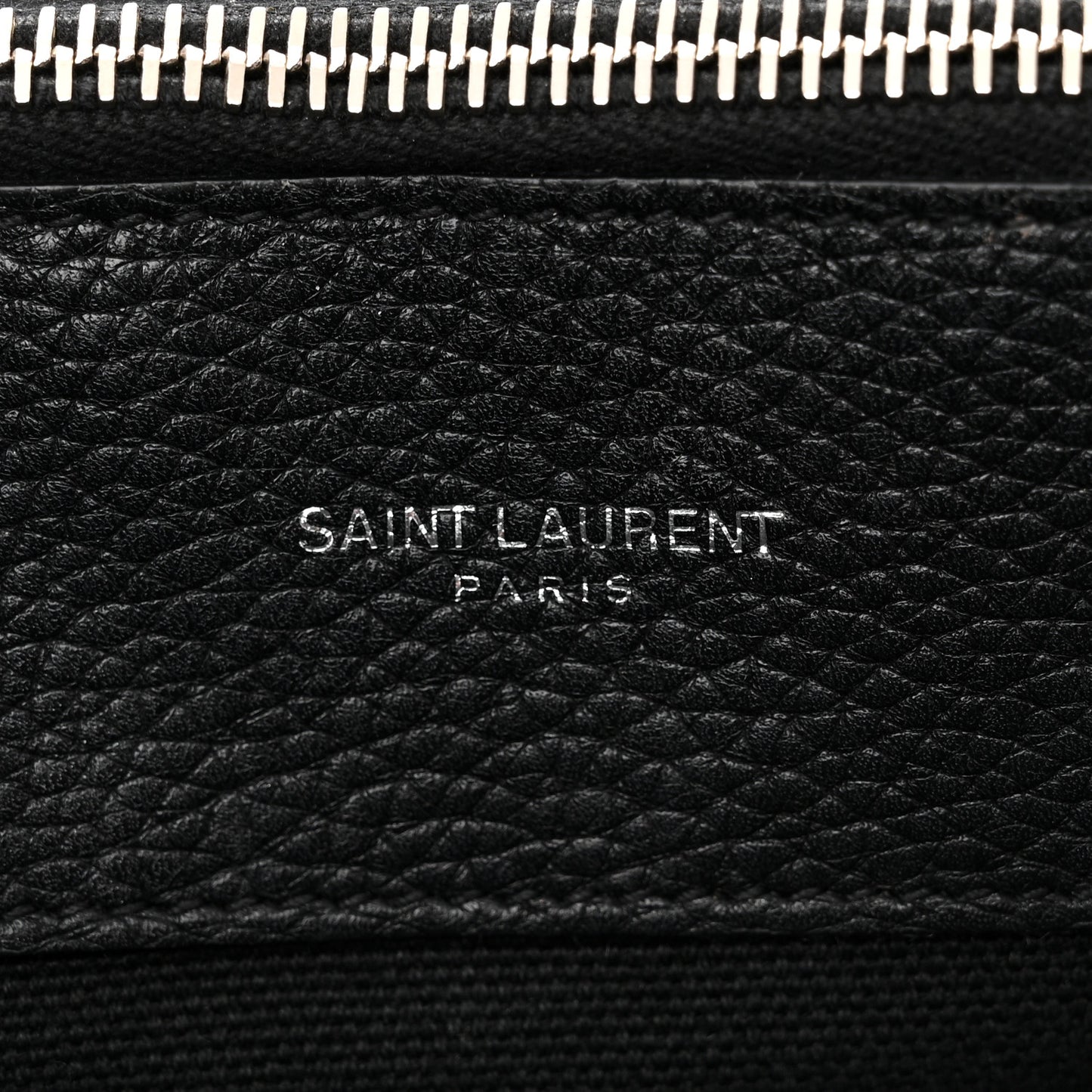Grained Calfskin Small Supple Sac De Jour Black