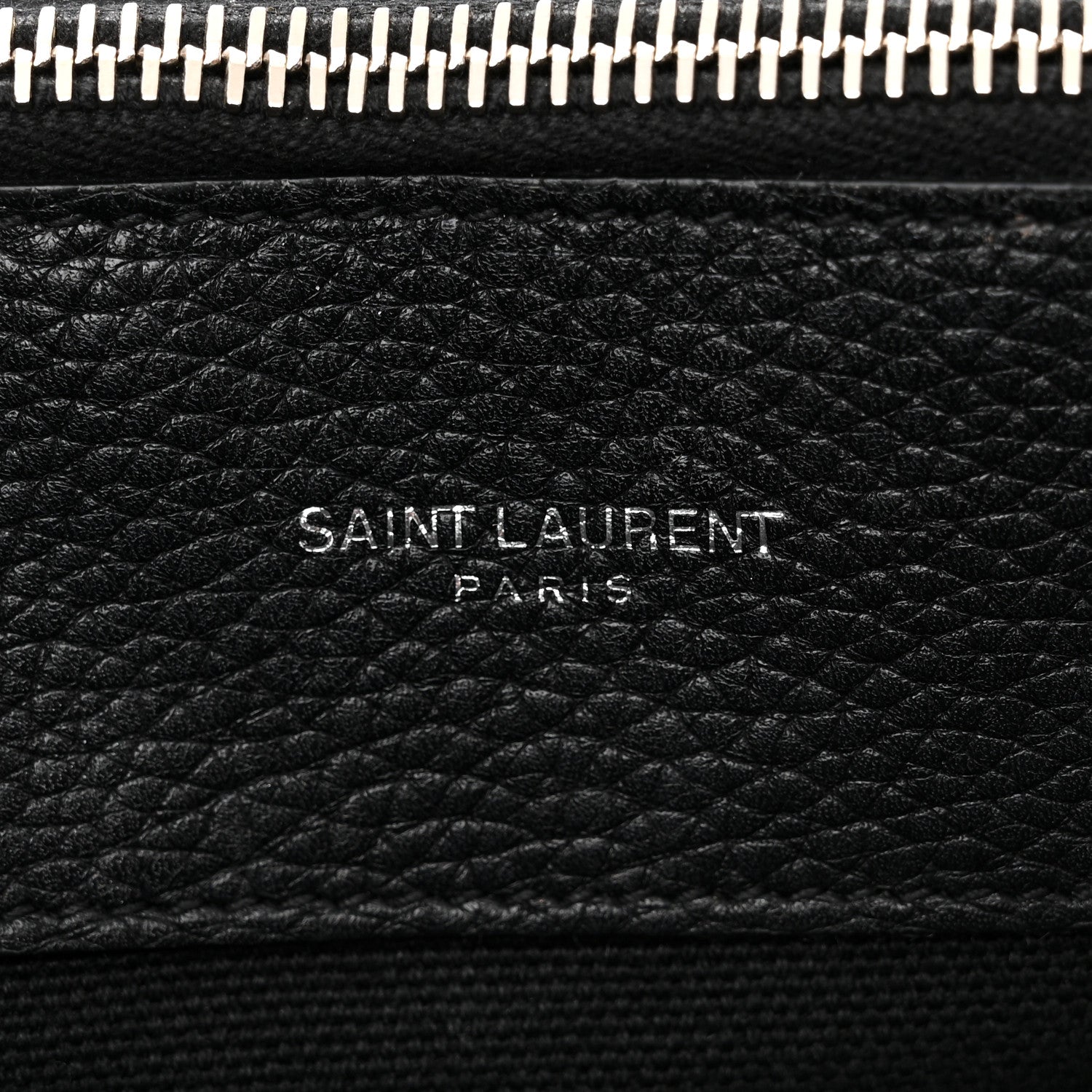 Saint Laurent Grained Calfskin Small Supple Sac De Jour Black 6 of 16