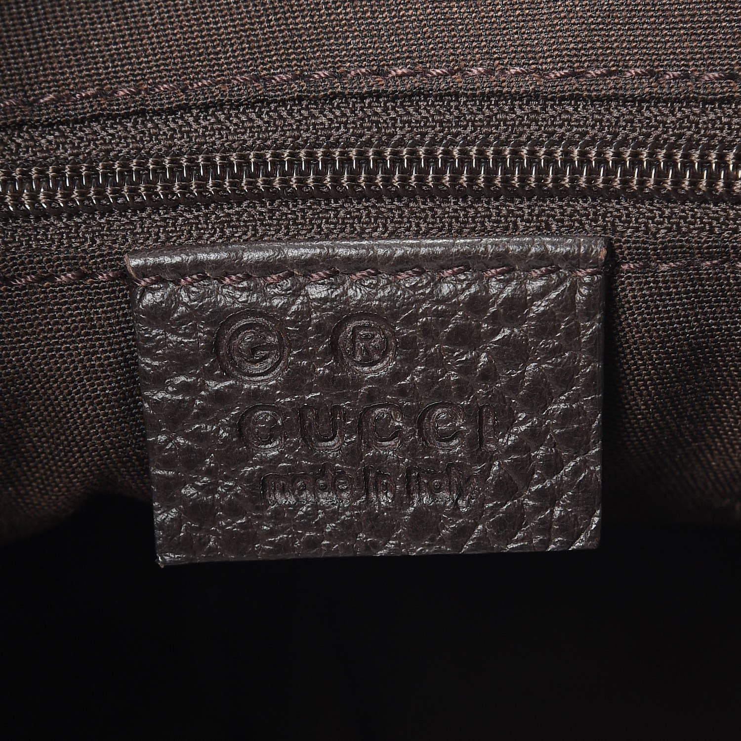 Gucci Monogram Hobo Dark Brown 6 of 9