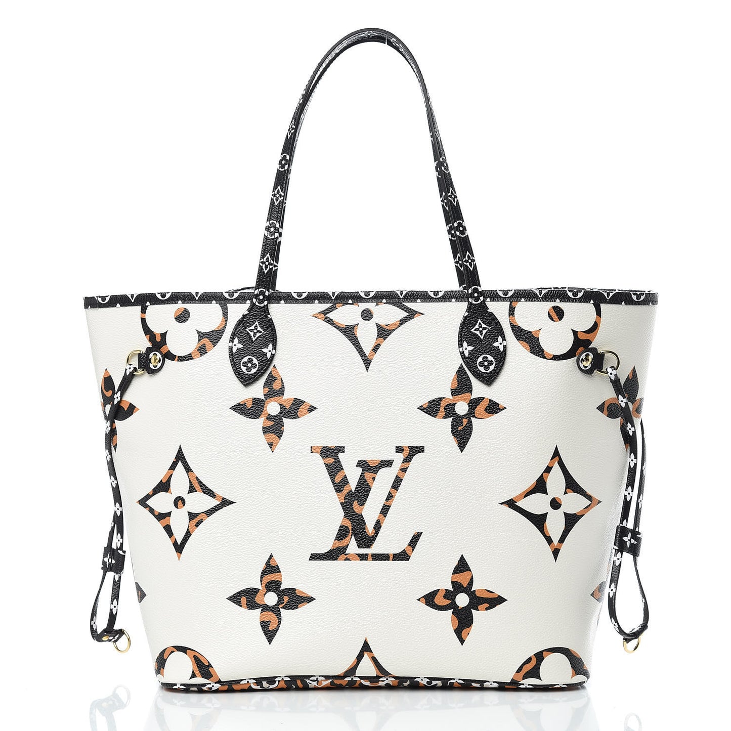 Monogram Giant Jungle Neverfull MM Ivory