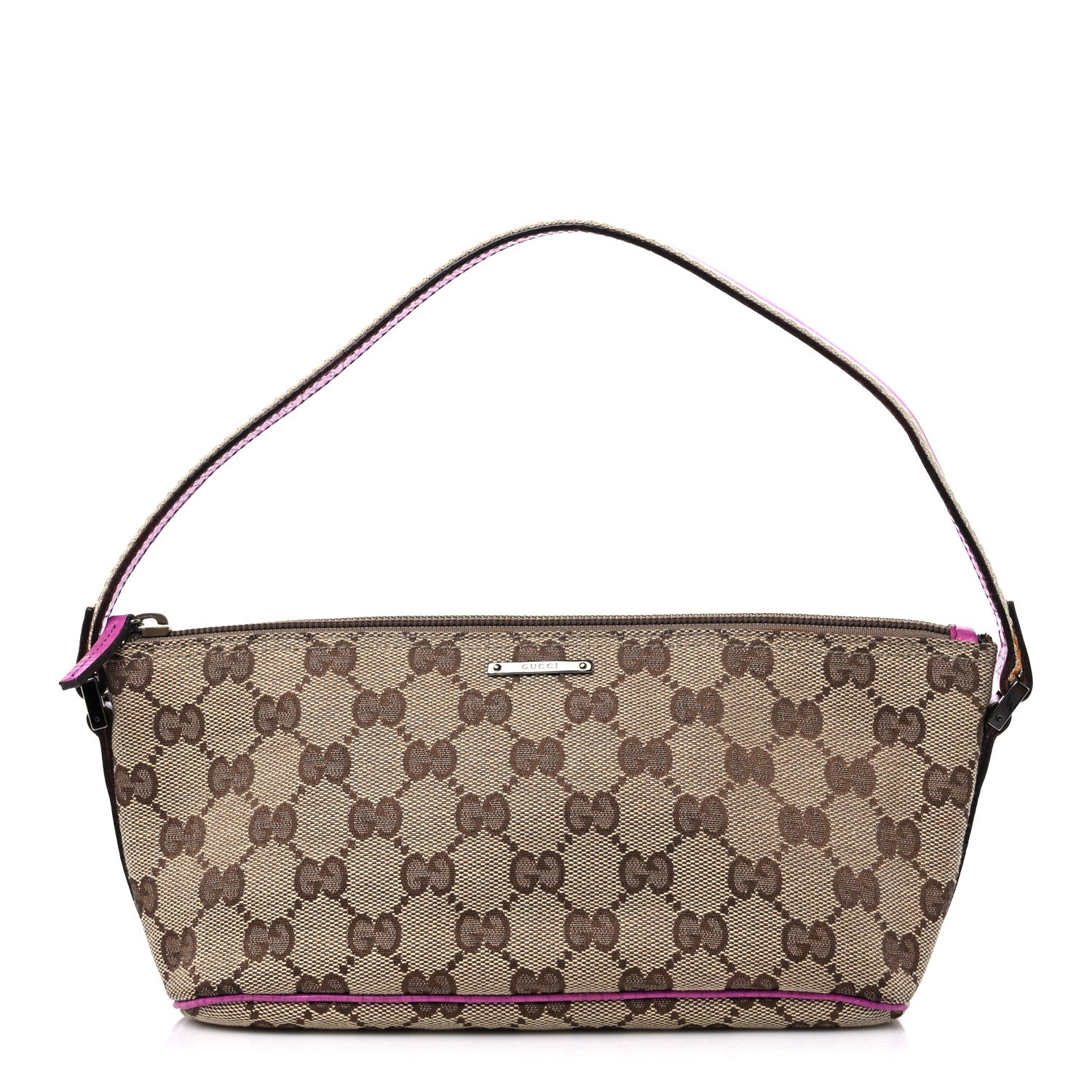 Gucci Monogram Boat Pochette Purple 1 of 14