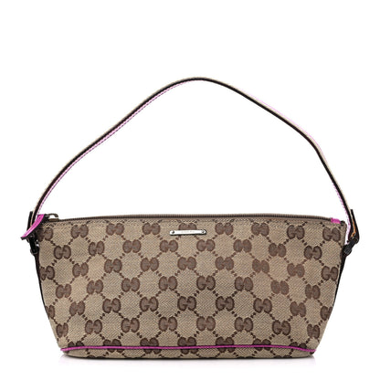 Gucci Monogram Boat Pochette Purple 1 of 14