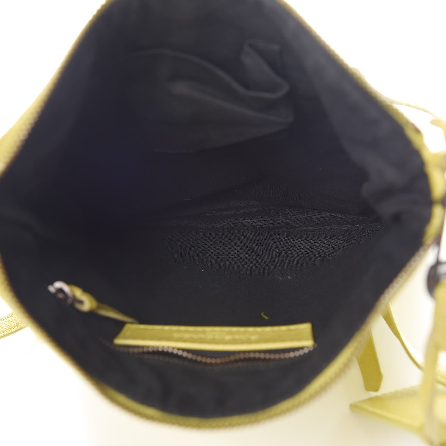 Balenciaga Agneau Classic Hardware Flat Crossbody Jaune Poussin 5 of 13