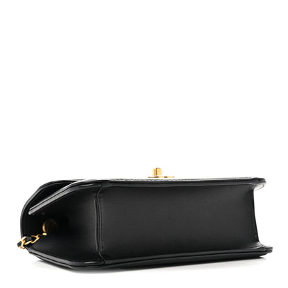 Chanel Lambskin Calfskin Mini Chocolate Bar Flap Bag Black 4 of 11