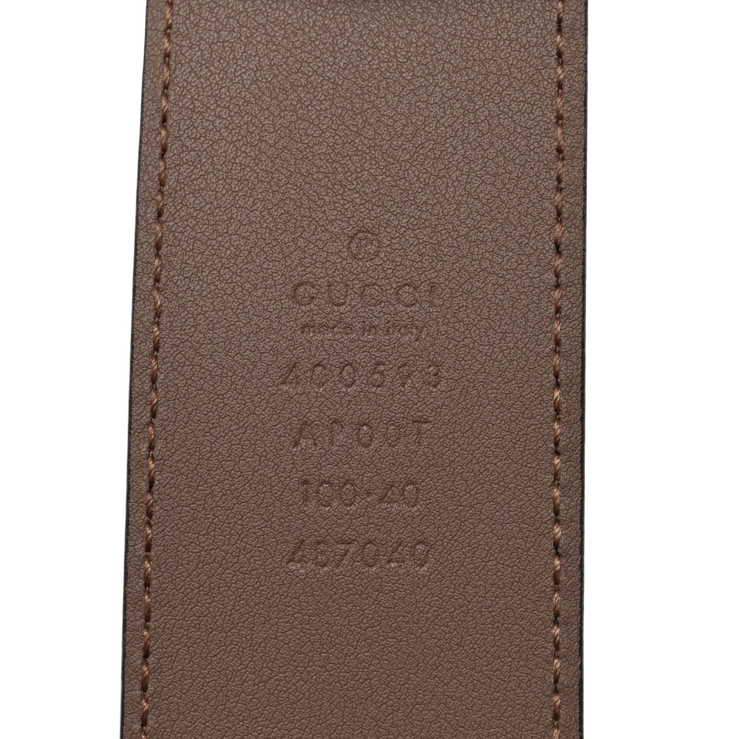 Calfskin Double G 40mm Belt 100 40 Porcelain Rose