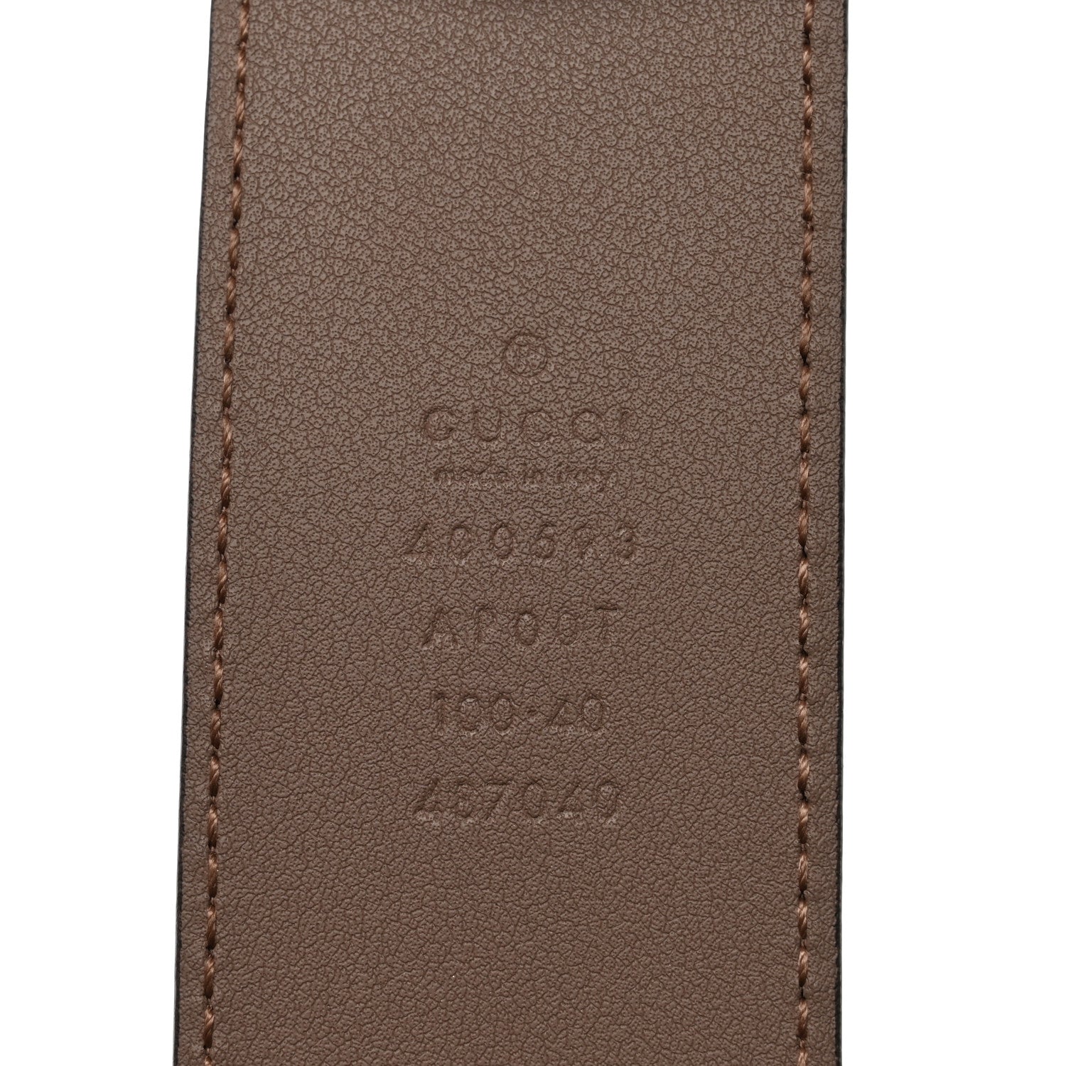 Gucci Calfskin Double G 40mm Belt 100 40 Porcelain Rose 4 of 4