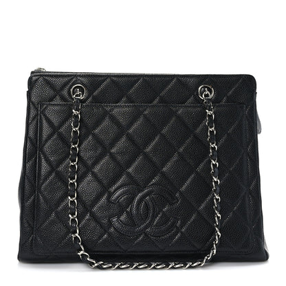 Chanel Caviar Quilted CC Shoulder Bag Black 1 of 9