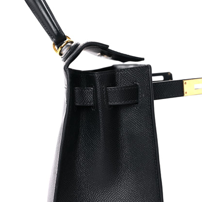 Hermes Epsom Kelly Sellier 28 Black 13 of 37