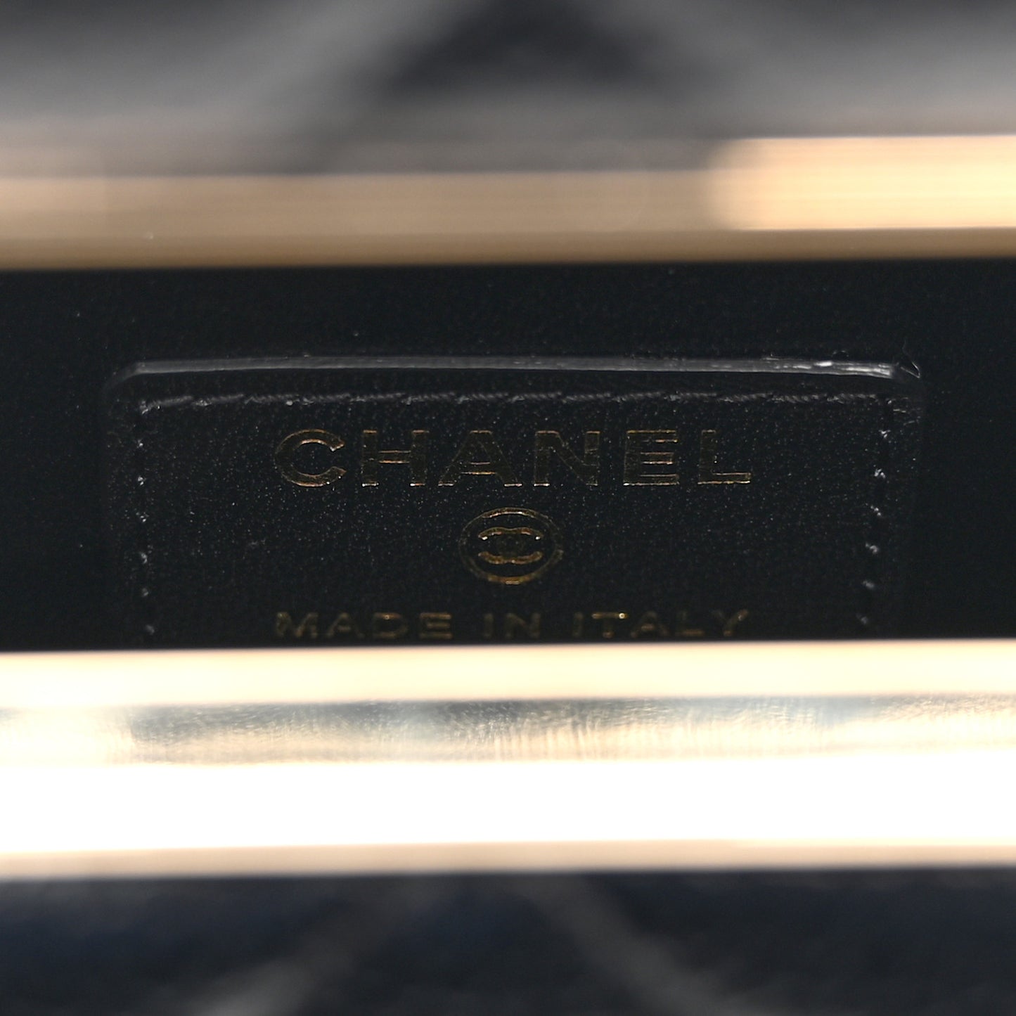 Caviar Quilted Evening Box Bag Black