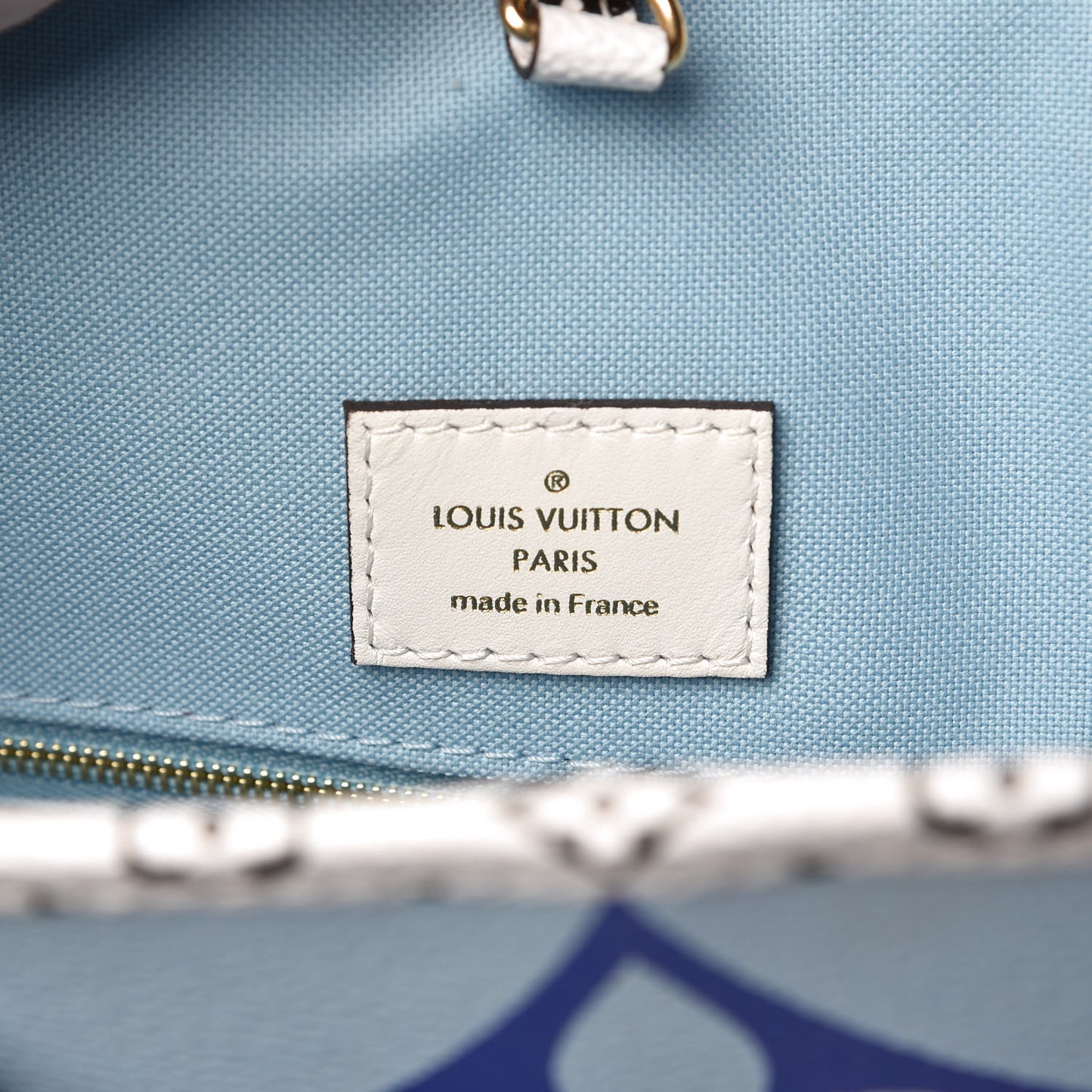 Monogram Giant Portofino Beach Onthego Blue