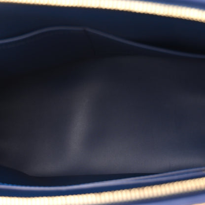 Louis Vuitton Lambskin Malletage Alma GM Navy Blue 5 of 10
