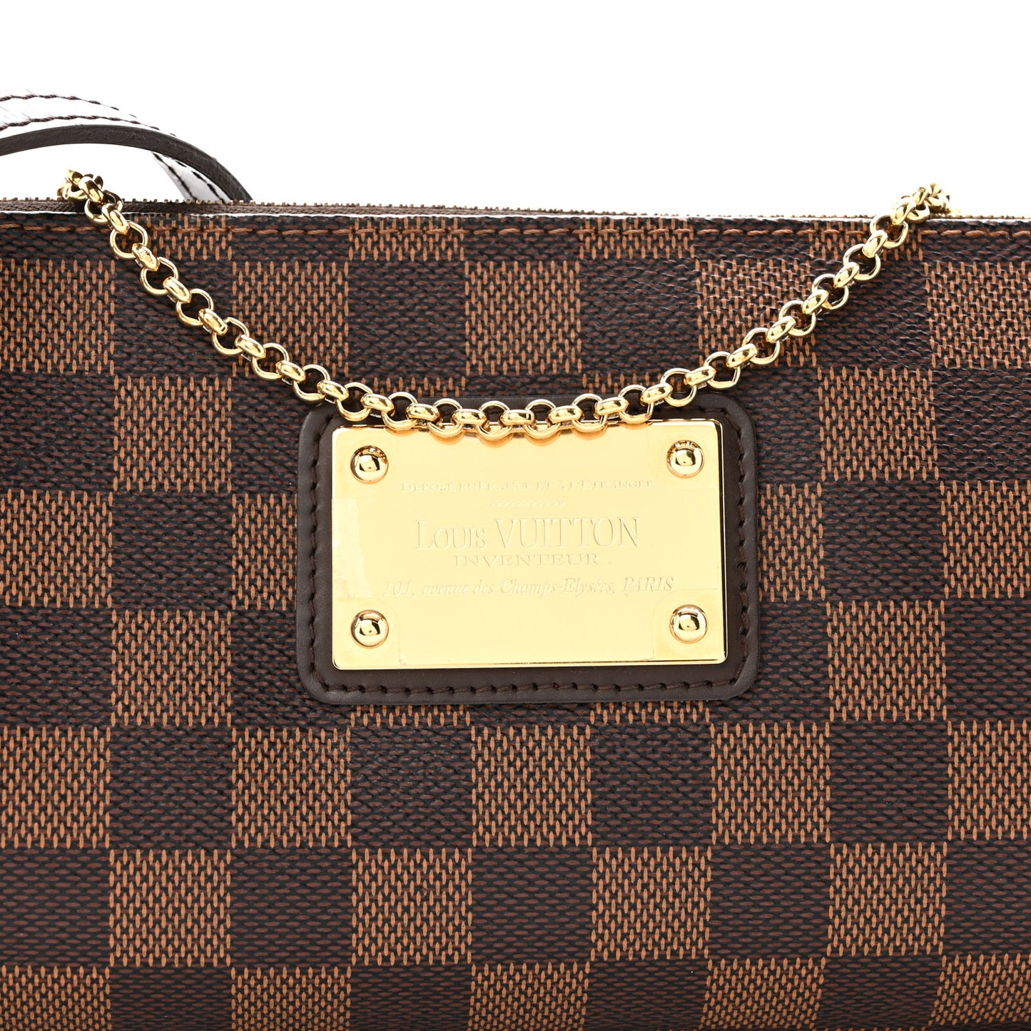 Damier Ebene Eva Clutch