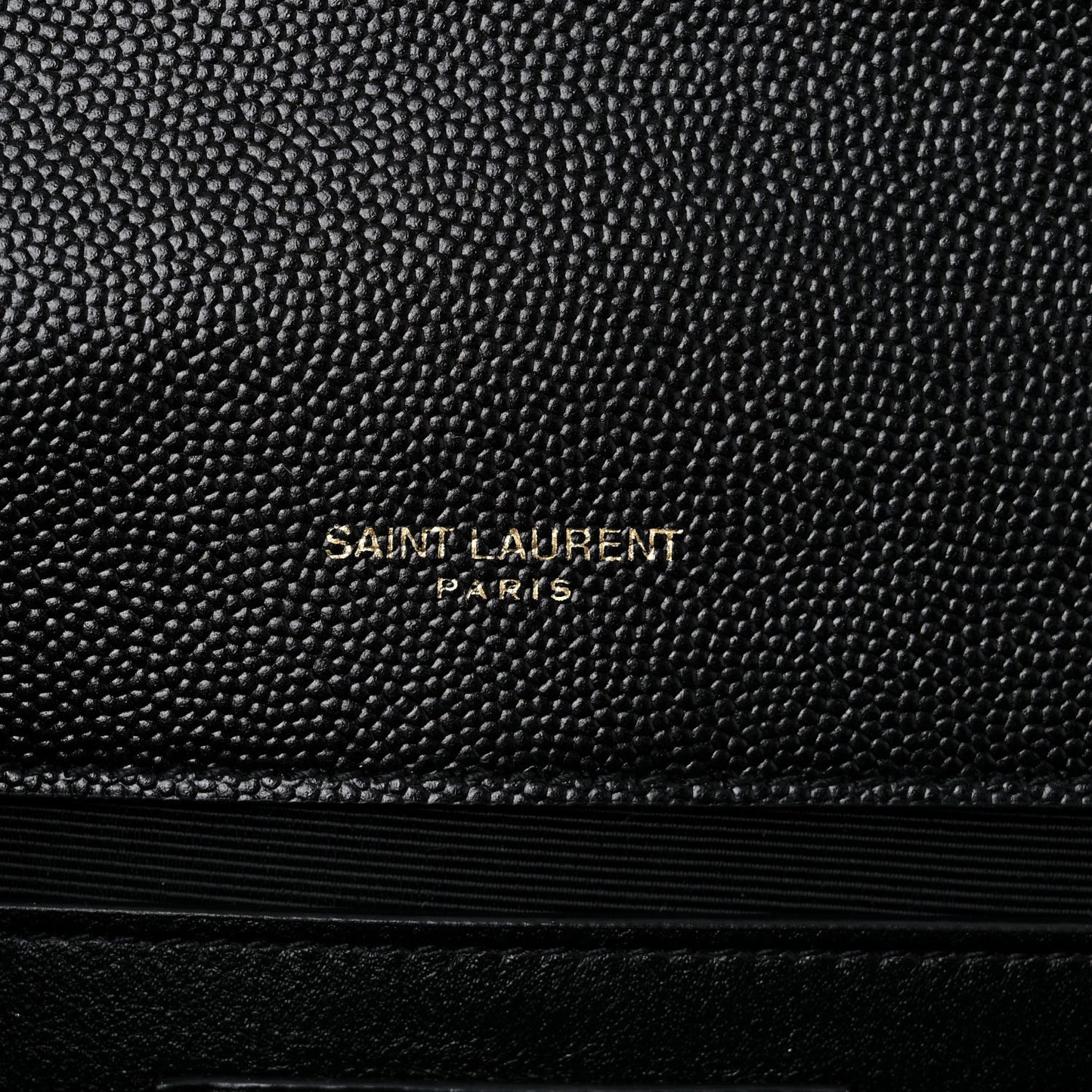 Grain De Poudre Textured Mixed Matelasse Triquilt Medium Monogram Satchel Black