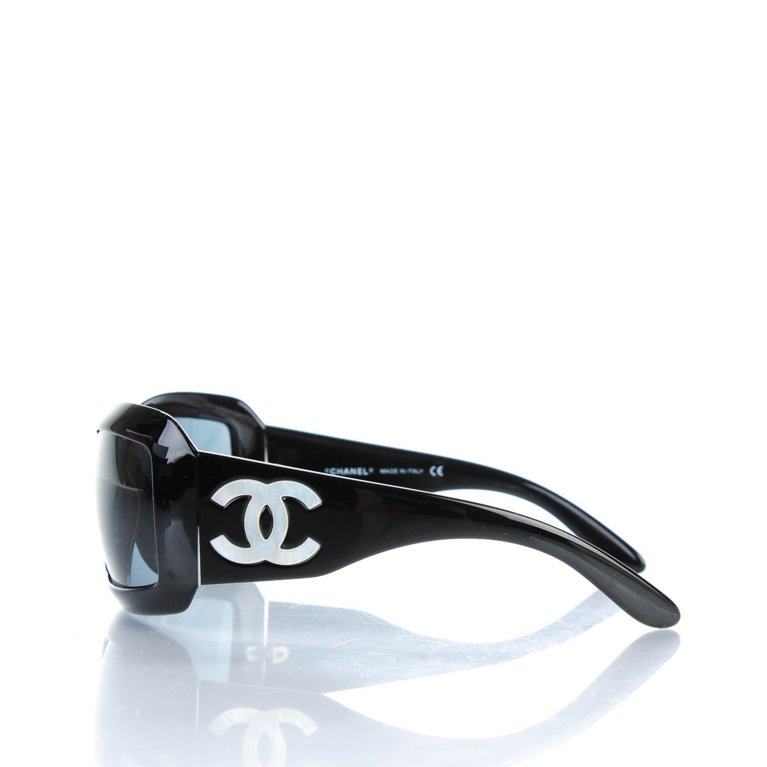 Chanel Mother of Pearl CC Sunglasses 5076-H Black 2 of 5