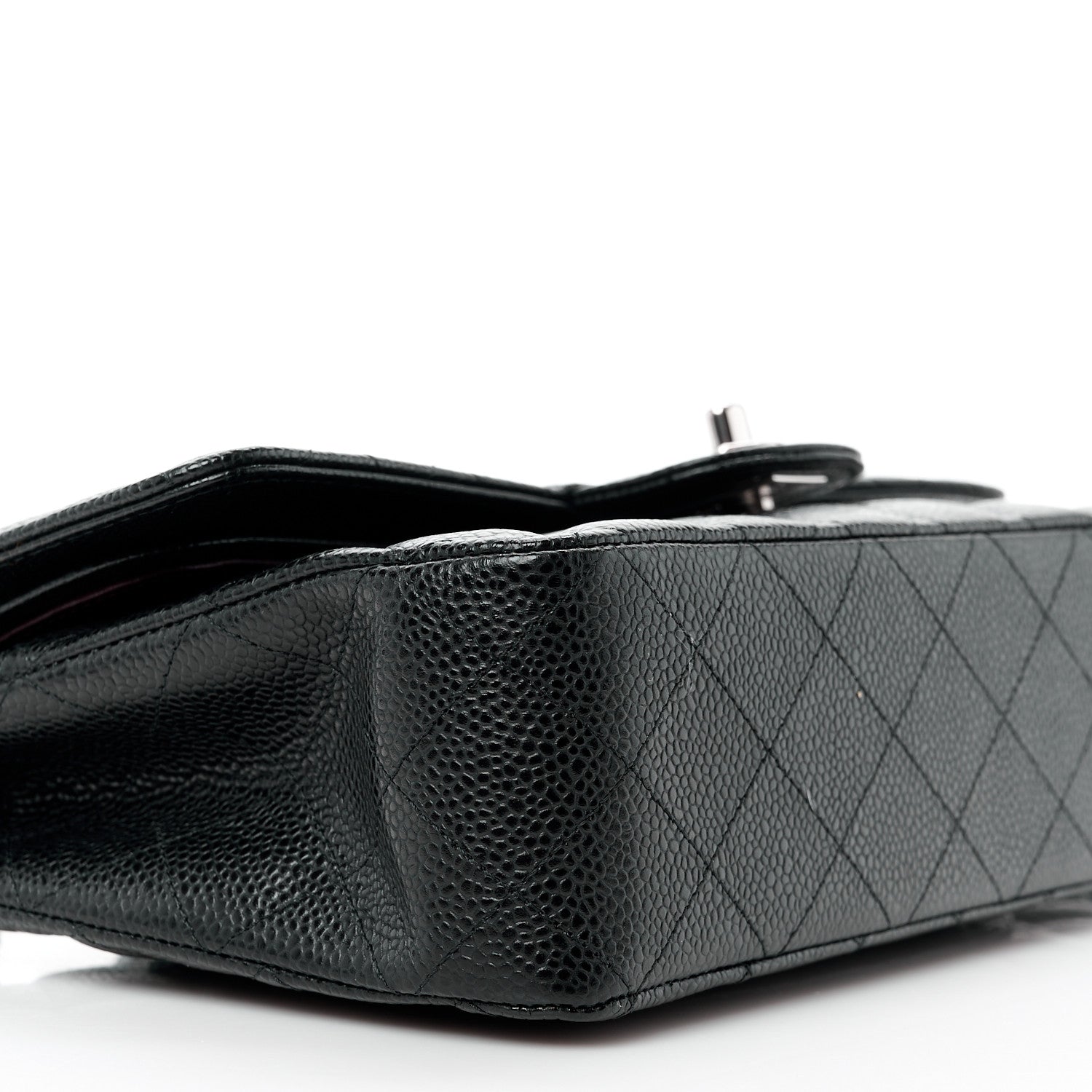 Chanel Caviar Quilted Medium Double Flap Black 10 of 12