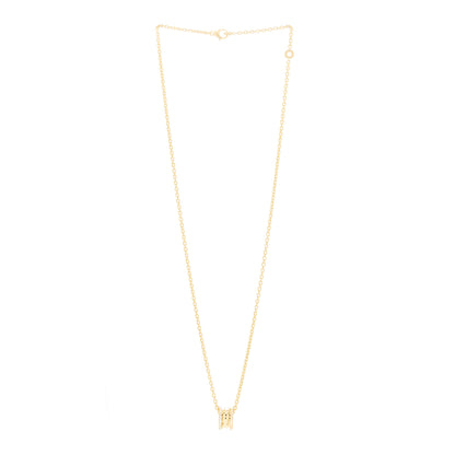 Bulgari 18K Yellow Gold Diamond B.Zero1 Rock Pendant Necklace 3 of 9