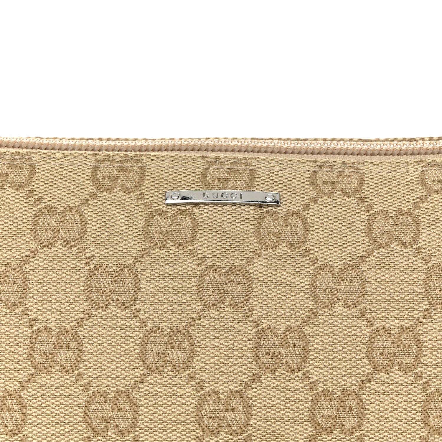 Gucci Monogram Web Boat Pochette Green 8 of 11