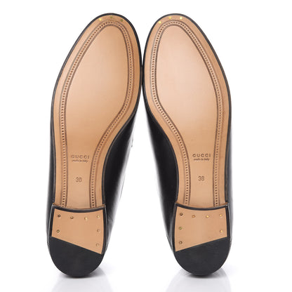Gucci Lambskin Womens Brixton Horsebit Loafers 38 Black 5 of 10