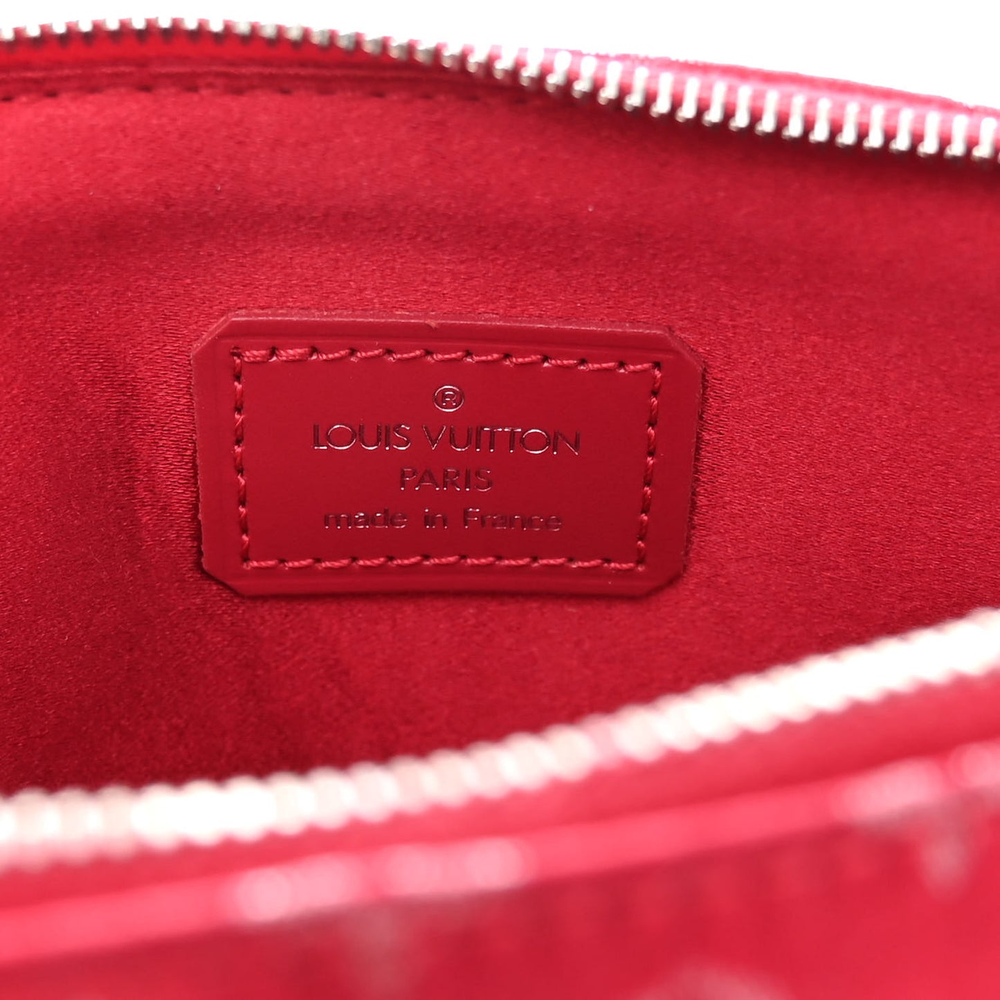 Satin Monogram Little Alma Rouge