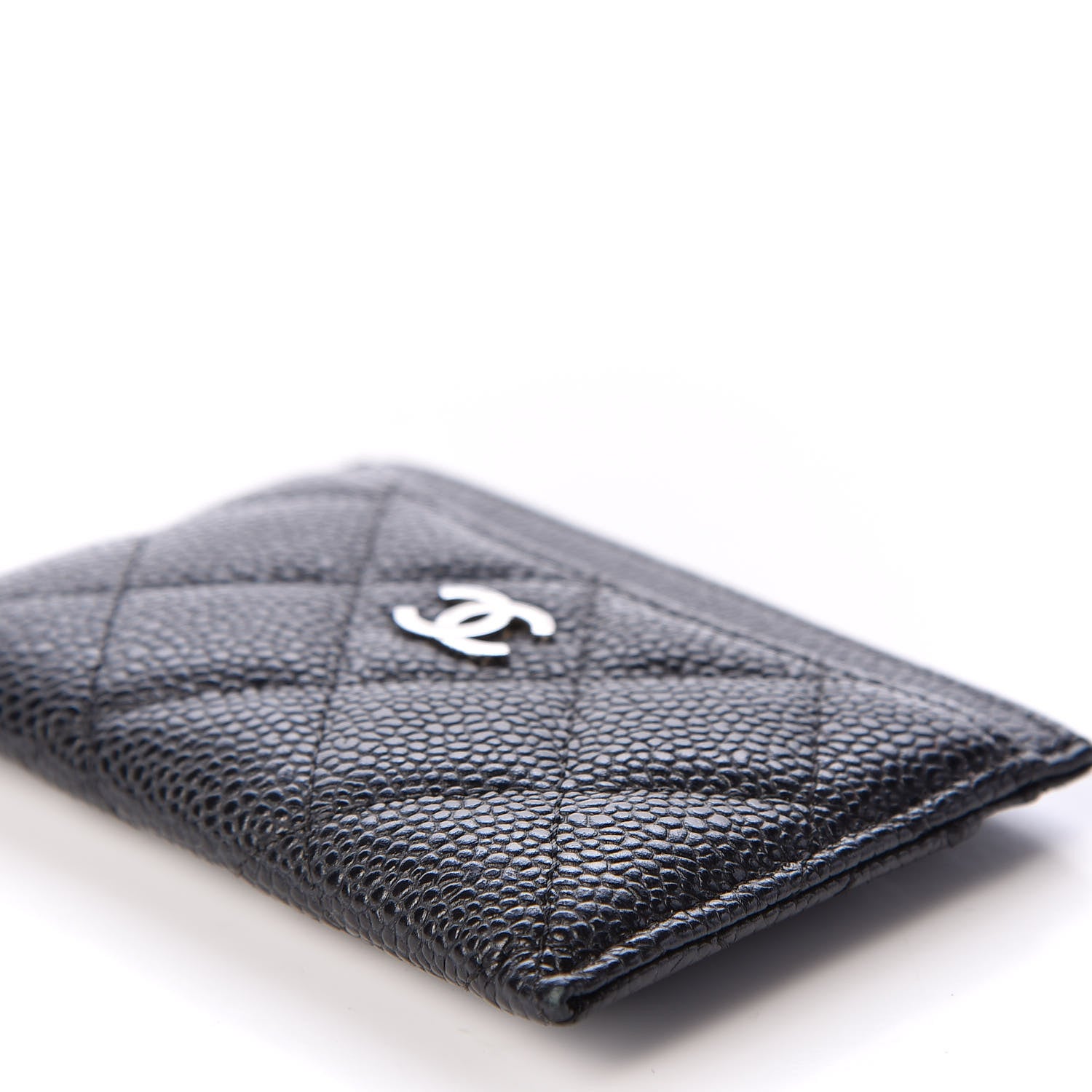 Chanel Caviar Quilted Card Holder Black 8 of 9