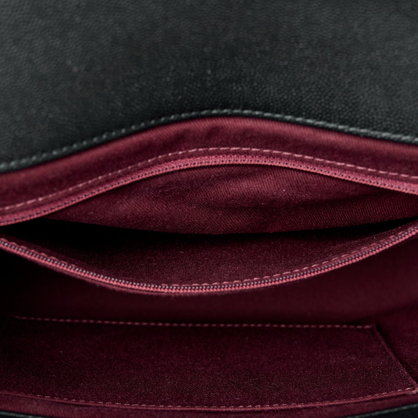 Caviar Quilted Large Business Affinity Flap Black