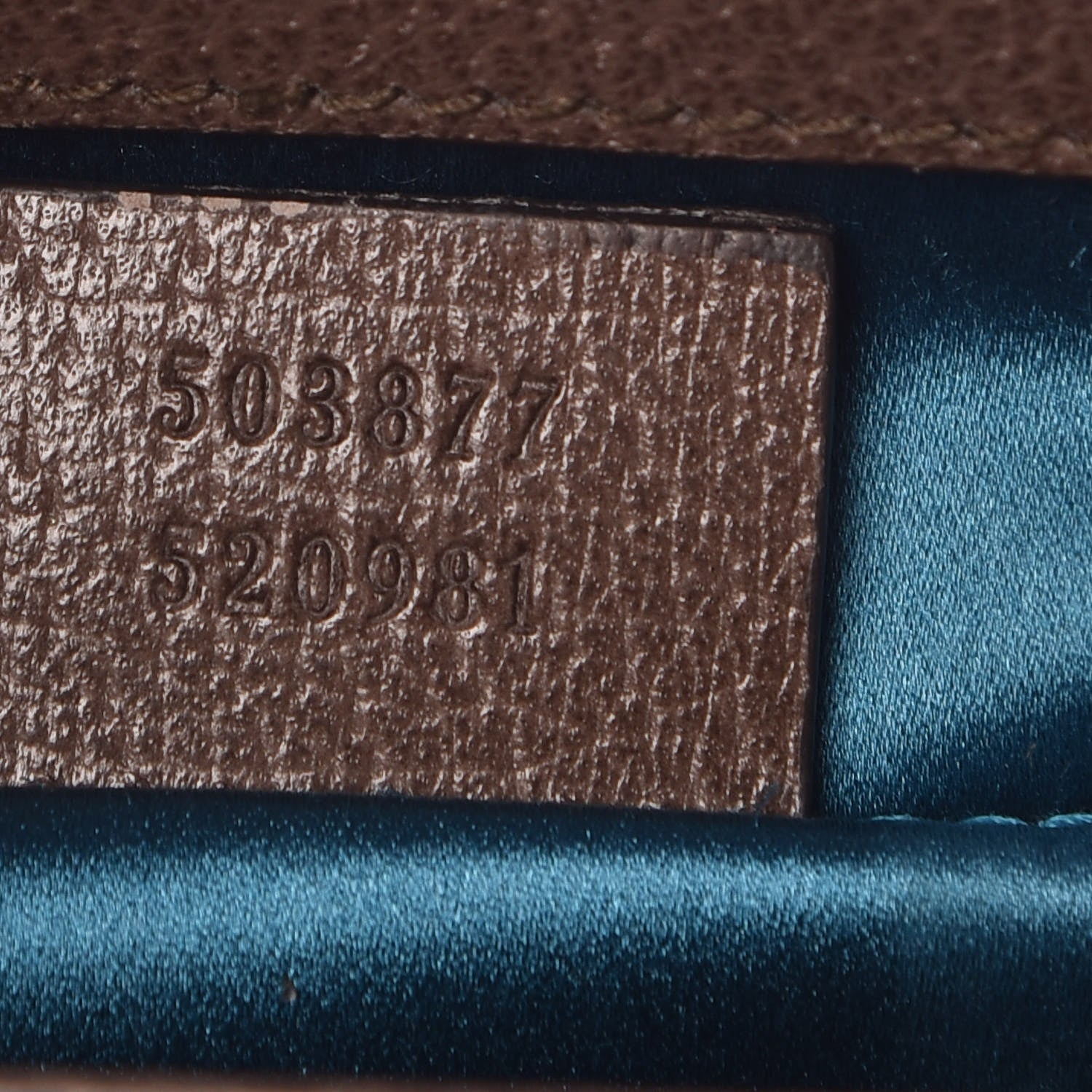 Gucci GG Supreme Monogram Web Small Ophidia Chain Shoulder Bag Brown 6 of 7