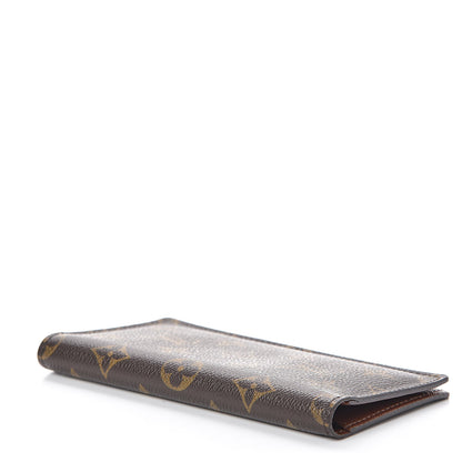 Louis Vuitton Monogram Simple Checkbook Holder Wallet Cover 4 of 6