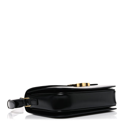 Celine Shiny Calfskin Medium Triomphe Black 4 of 10