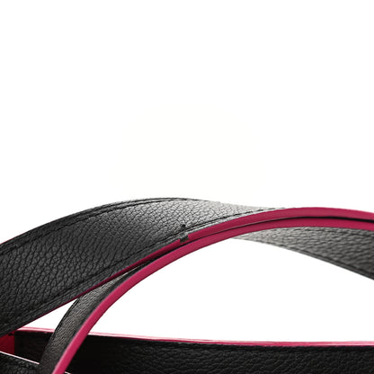 Louis Vuitton Calfskin Lockme Bucket Black 9 of 11