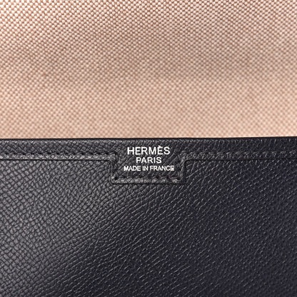 Hermes Epsom Jige PM Clutch Bleu Nuit 6 of 7