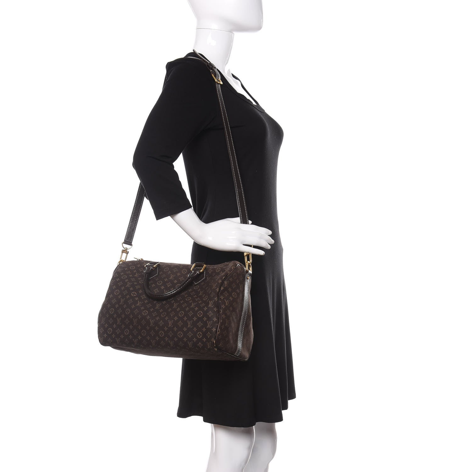 Louis Vuitton Monogram Idylle Speedy Bandouliere 30 Fusain 2 of 15