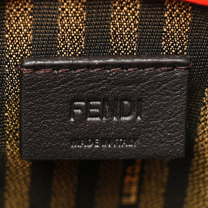 Fendi Vitello King Plexiglass Logo Embossed Mini Fendi Sunshine Shopper Tote Papavero 6 of 10